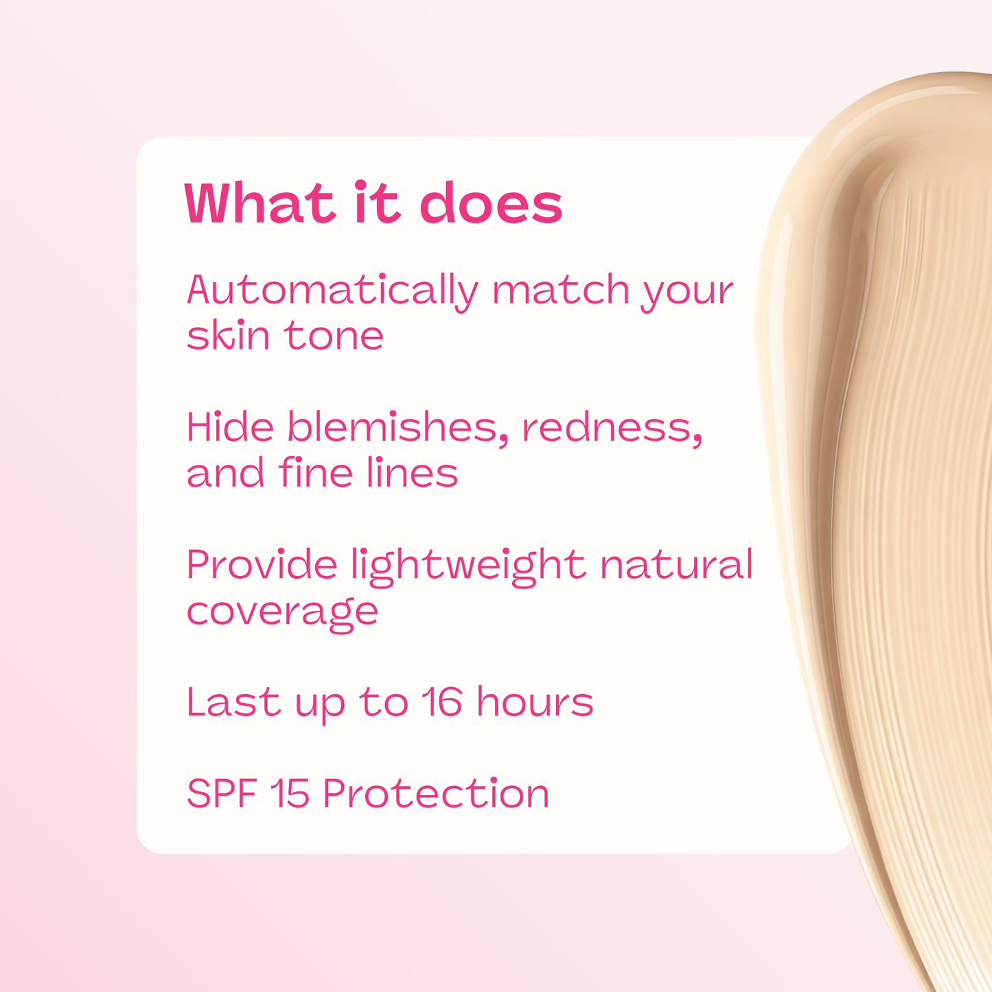 ShimmeryGlo™ Magic Colour Changing Foundation