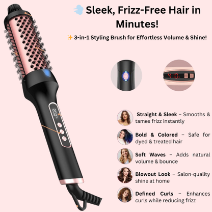 GloBrush Pro - 3 In 1 Thermal Brush