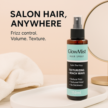 GlowMist Hair Spray – Calm The Frizz