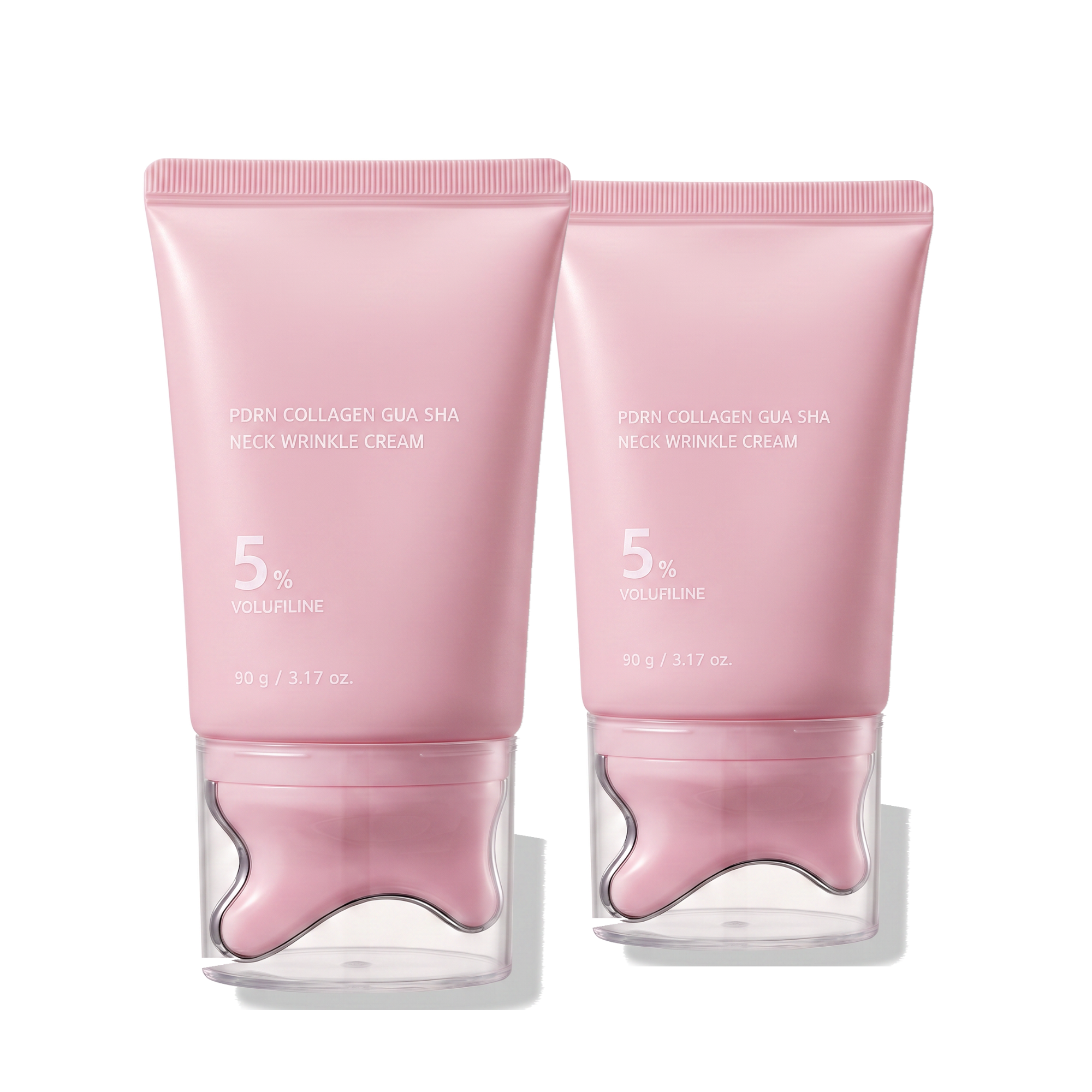 2 x PDRN Pink Gua Sha Neck Wrinkle Cream