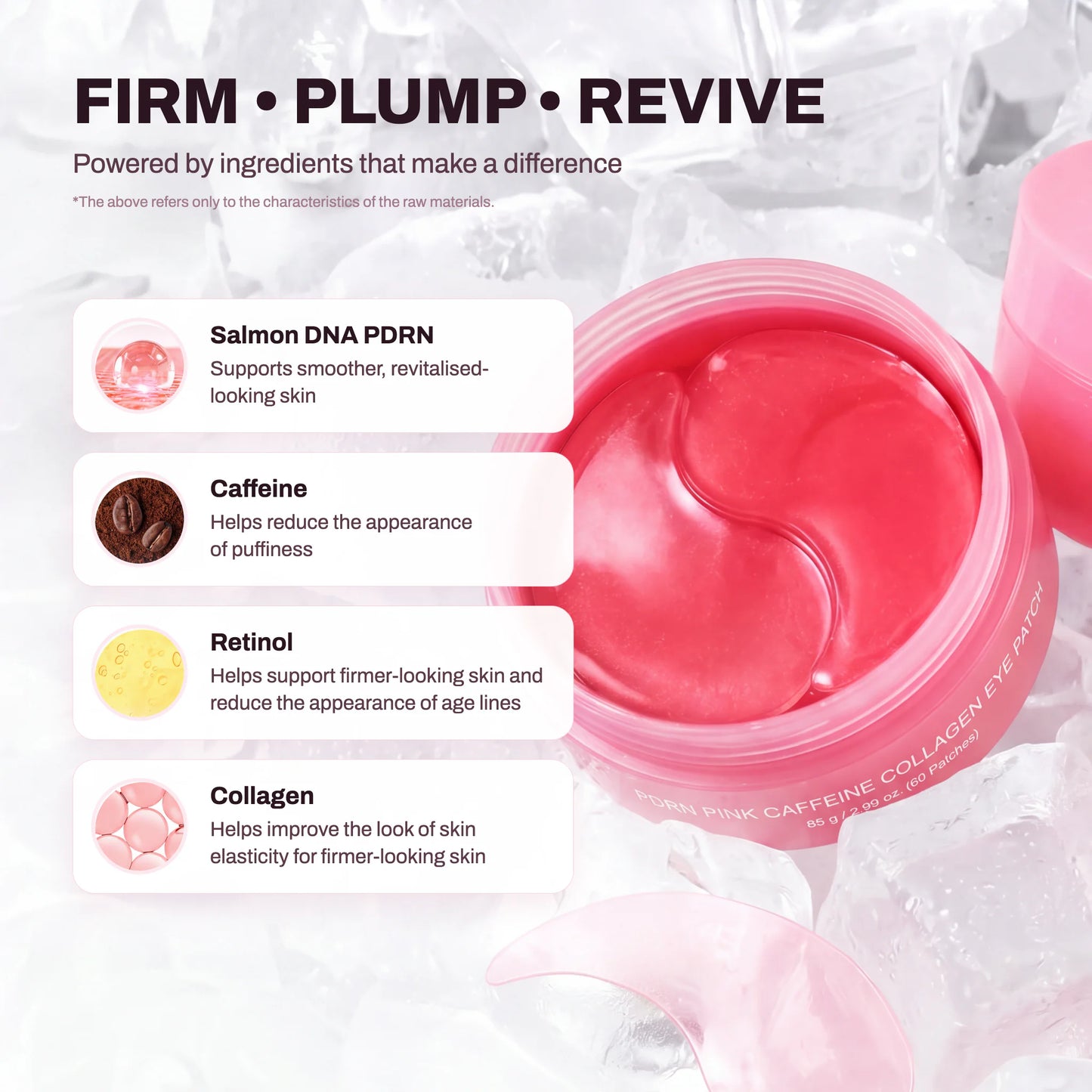 PDRN Pink Firming Gel Eye Patches
